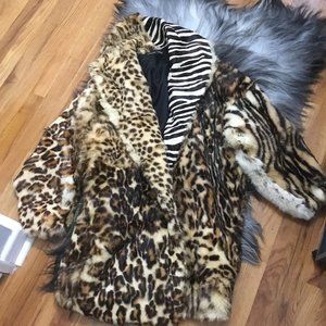 Neiman Marcus Adrienne Landau Fur jacket size 2x